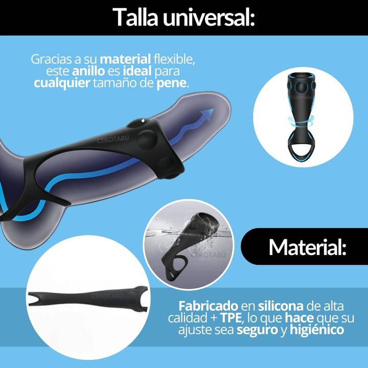 Anillo Retardante Con Soporte Testículos Hercus – DeseOculto